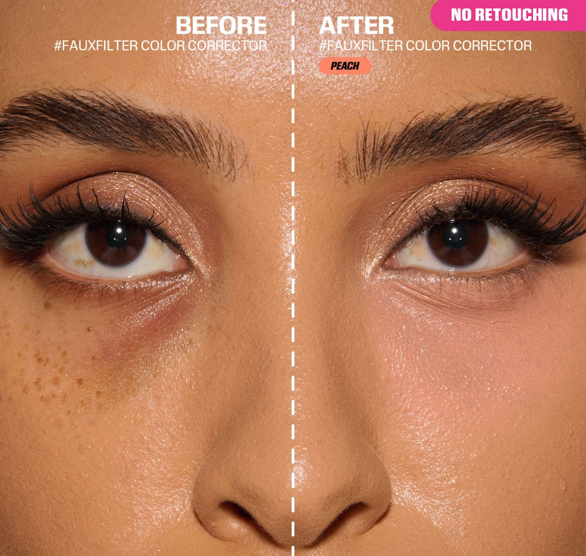 Corrector Huda tono Peach