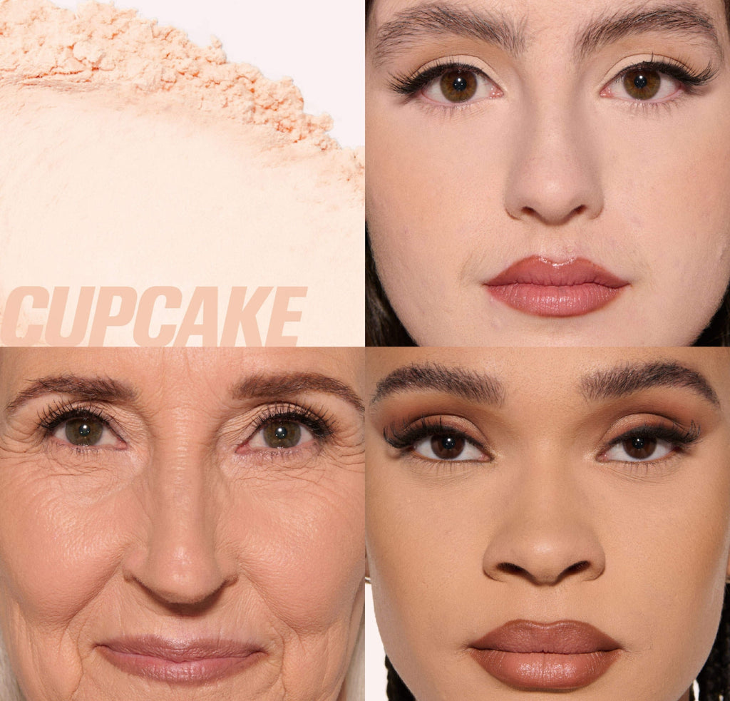 Polvo suelto Huda Beauty tono Cupcake