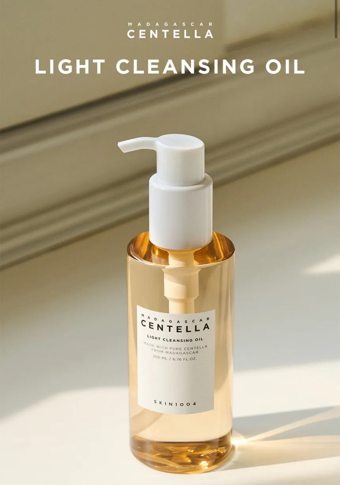 SKIN 1004-Aceite limpiador para doble limpieza