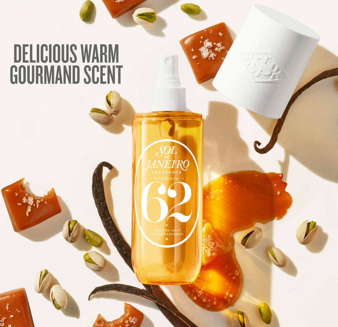SOL DE JANEIRO 62- Splash de caramelo y pistacho (240ML)