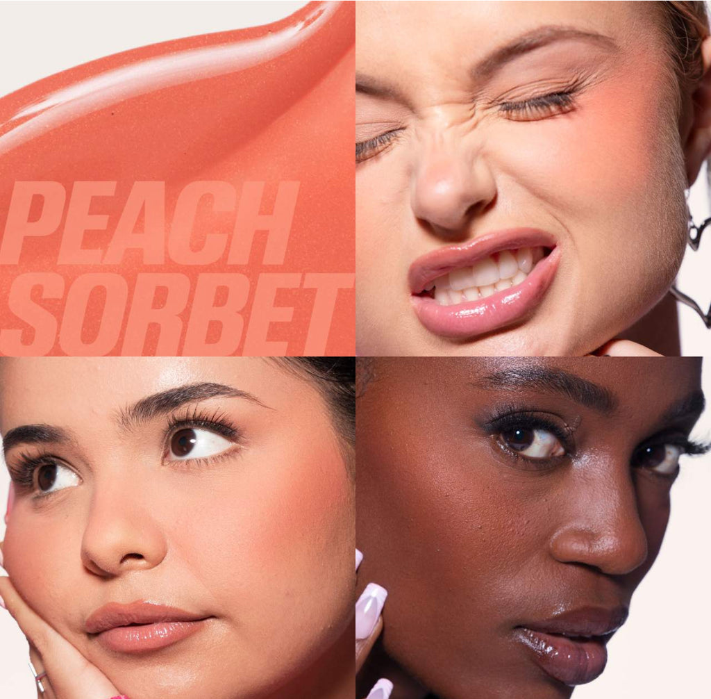 Huda rubor líquido tono Peach Sorbet
