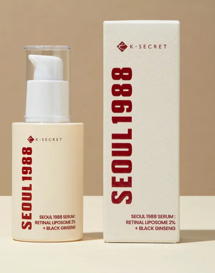 Sérum Facial SEOUL 1988 Serum: Retinal Liposome 2% + Black Ginseng
