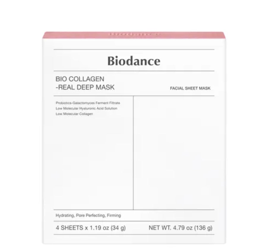 BIODANCE- Mascarillas de Colageno paquete de 4 unidades