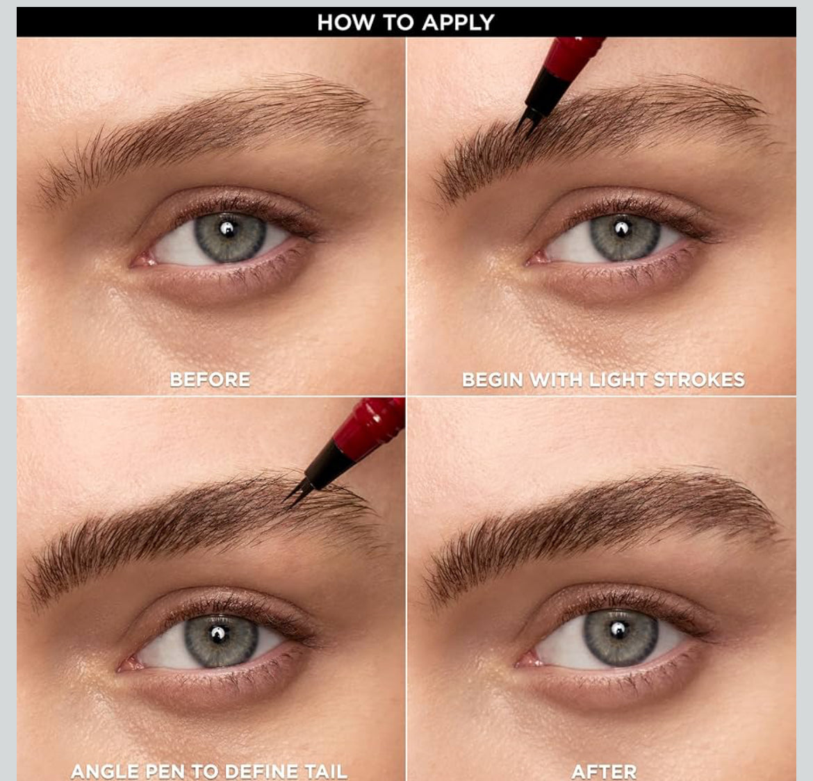 Lápiz de cejas efecto laminado DARK BRUNETTE