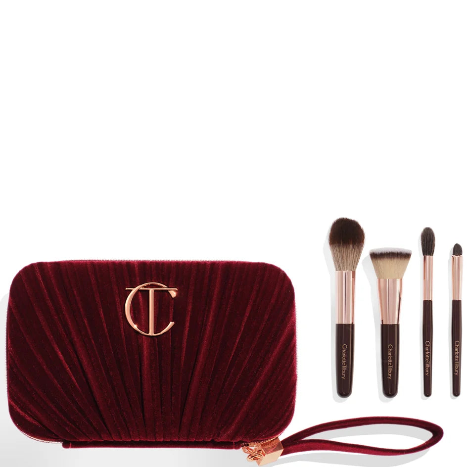 Mini Brochas Charlotte Tilbury con estuche para viaje