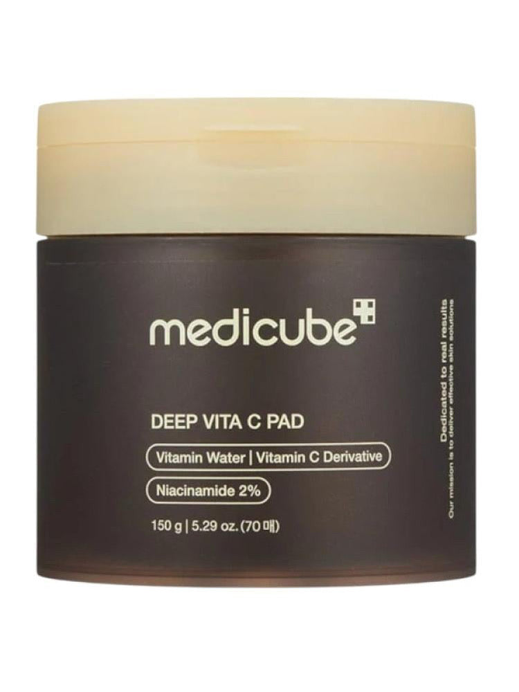MEDICUBE-Tónico en almohadillas vitamina C