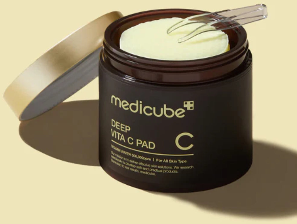 MEDICUBE-Tónico en almohadillas vitamina C